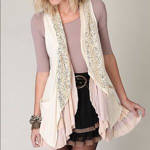 Free People Sequin Vest